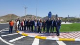 La nueva rotonda entre La Unin y Llano del Beal agiliza la circulacin de los 850.000 vehculos que transitan al año por esta va