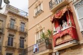 Un balcón de la plaza Risueño gana el concurso de embellecimiento de Semana Santa