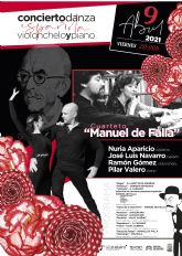 El Cuarteto Manuel de Falla ofrece el concierto DANZA ESPANOLA, VIOLONCHELO Y PIANO el viernes 9 de abril en el Teatro Villa de Molina