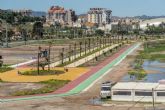 El nuevo tramo del Parque Rambla conecta el Cartagonova con el centro comercial a trav�s de un �rea verde