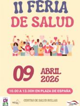 II Feria de la Salud el pr�ximo 9 de abril en la Plaza de Espa&ntilde;a