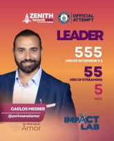 Carlos Mesber se suma a Zenith Summit 2026 durante histórico intento de Récord Guinness liderado por César Ruiz