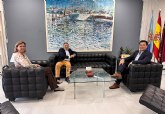 El alcalde recibe al nuevo presidente de Cruz Roja Mar Menor, Carlos Jiménez