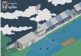 Águilas moderniza la pista de atletismo José Ruiz Lajarín con una ambiciosa remodelación integral