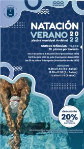 El Ayuntamiento de Caravaca oferta este verano mil plazas para los cursos de iniciación y perfeccionamiento de Natación