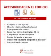 Hacer accesibles todos los edificios de viviendas de la Regin de Murcia costara una media de 2.411? por hogar