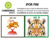 Cambiemos considera un 'primer paso' la prohibicin de circos con animales no domsticos en Murcia