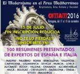Un centenar de expertos nacionales e internacionales se suman al Congreso del Modernismo en el Arco Mediterrneo