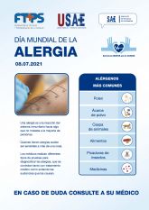 SAE se suma a la campaña de concienciación sobre las alergias con un cartel informativo