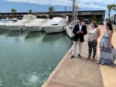 Fomento destaca la apuesta del puerto Marina de Las Salinas por la mejora de la calidad de las aguas y el vertido cero al mar