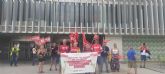 CCOO realiz� ayer una concentraci�n en todo los centros de trabajo del grupo, Enaire, Aena y el Aeropuerto Internacional de la regi�n de murcia