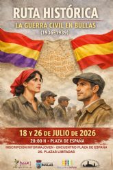 La historia de la Guerra Civil cobra vida en una nueva ruta guiada por Bullas