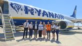 Ryanair celebra los 3 millones de pasajeros