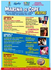 Marina de Cope celebrar� sus fiestas con un amplio programa de actividades para todos los p�blicos