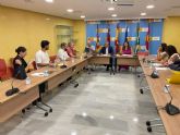 La CHS aborda con el Ayuntamiento de Mazarr�n la problem�tica de la rambla de Los Aznares en la urbanizaci�n Camposol