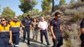 La Comunidad financia las patrullas de vigilancia móvil de Protección Civil que vigilan los montes del municipio de Murcia