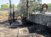Detenido un vecino de Caravaca de la Cruz por cerca de media docena de incendios
