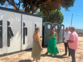 Fortuna instala contenedores para el reciclaje y refuerza la limpieza durante las Fiestas de San Roque