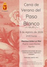 El Paso Blanco celebra manana su Cena de Verano a beneficio del nuevo manto de la Virgen de la Amargura