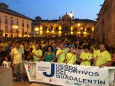 1.540 personas inauguran los Juegos Deportivos del Guadalentín caminando por las calles de Lorca