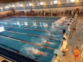 Natación y sincronizada llenan de deporte acuático el fin de semana de Juegos Deportivos del Guadalentín