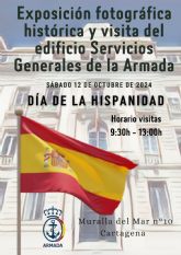 Exposicin histrica de fotografa del edificio de Servicios Generales de la Armada el da de la Hispanidad