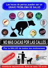 El Ayuntamiento de Molina de Segura pone en marcha la campaña de salud pblica No ms cacas por las calles