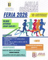 XVIII Milla Urbana Feria de Alhama - Campeonato de la Regi�n de Murcia Milla en Ruta 2026