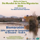 Molina de Segura conmemora el D�a Mundial de las Aves Migratorias con una Biomarat�n en la ZEPA Las Lagunas de Campotejar-Salar Gordo