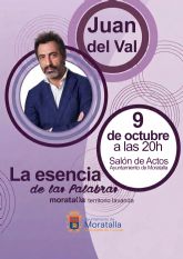 Juan del Val inaugura 'La esencia de la palabras' de Moratalla 2026