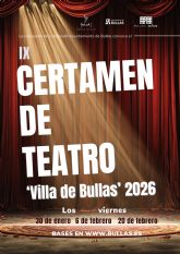 El Ayuntamiento de Bullas convoca el IX Certamen de Teatro Aficionado 'Villa de Bullas' 2025