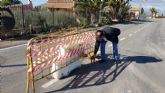 El PSOE denuncia el hundimiento del Camino Central de Cazalla dos semanas despus de su asfaltado