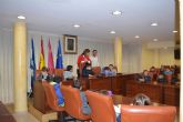 Los alumnos del colegio Mediterrneo visitan el Ayuntamiento de guilas