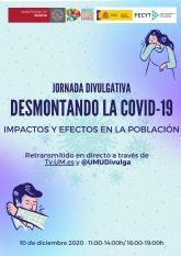 'Desmontando la COVID-19', la jornada divulgativa de la UMU para combatir al SARS-CoV-2