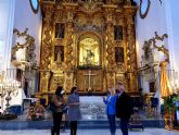 El Ayuntamiento entrega al Paso Azul los dos ngeles pertenecientes al antiguo trono de la Santsima Virgen de los Dolores recuperados por el Taller de Restauracin municipal