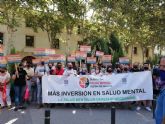 La Federacin Salud Mental Regin de Murcia regresa a las movilizaciones ante el Palacio de San Esteban para pedir ms inversin