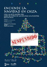 Suspendido el acto institucional de encendido de la iluminacin navidena