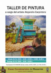 Alejandro Carpintero impartir un taller de pintura gratuito en la 'Casa del Mar' de Puerto de Mazarrn