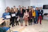 15 nuevos socorristas reciben sus diplomas tras finalizar un curso de la ADLE en La Manga
