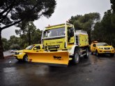 Habilitan 5 vehculos de las brigadas forestales como quitanieves en las comarcas y espacios naturales afectados por el temporal de nieve