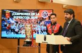 López Miras, en su recibimiento al Jimbee Cartagena por la Supercopa: 