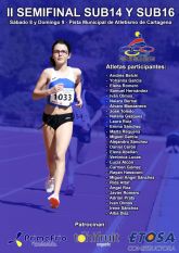 Veintiocho atletas de Club Atletismo Alhama presentes en la semifinal regional sub14 y sub16