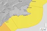 Avisos amarillo y naranja por fenmenos costeros en el litoral de Cartagena