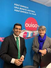 El Gobierno regional expone a Ouigo las oportunidades de negocio de la nueva lnea de Alta Velocidad a la Regin
