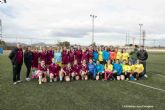 El ftbol base femenino sigue en alza en la Liga Local de Cartagena