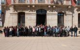 Manifiesto por la igualdad en la plaza del ayuntamiento de Mazarrón