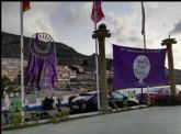 Asociaciones, empresas, entidades y vecinos del municipio de Cartagena se suman a la iniciativa Balcones violetas
