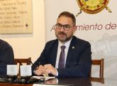 El alcalde anuncia la reorganizacin de las competencias para 'continuar trabajando, teniendo a Lorca por encima de todo'