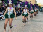 Torre Pacheco disfrutó de un desfile de Carnaval con más de 30 comparsas que llenaron las calles de música y color
