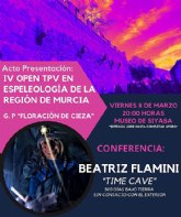 La espeleloga Beatriz Flamin presenta hoy en el Siysa el IV Open TPV en Espeleologa de la Regin de Murcia